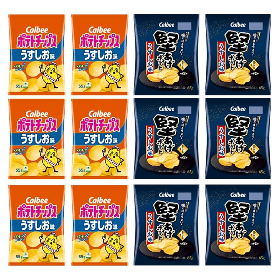ポテト 堅あげポテト カルビー 堅あげポテト うすしお味 (65g×12個